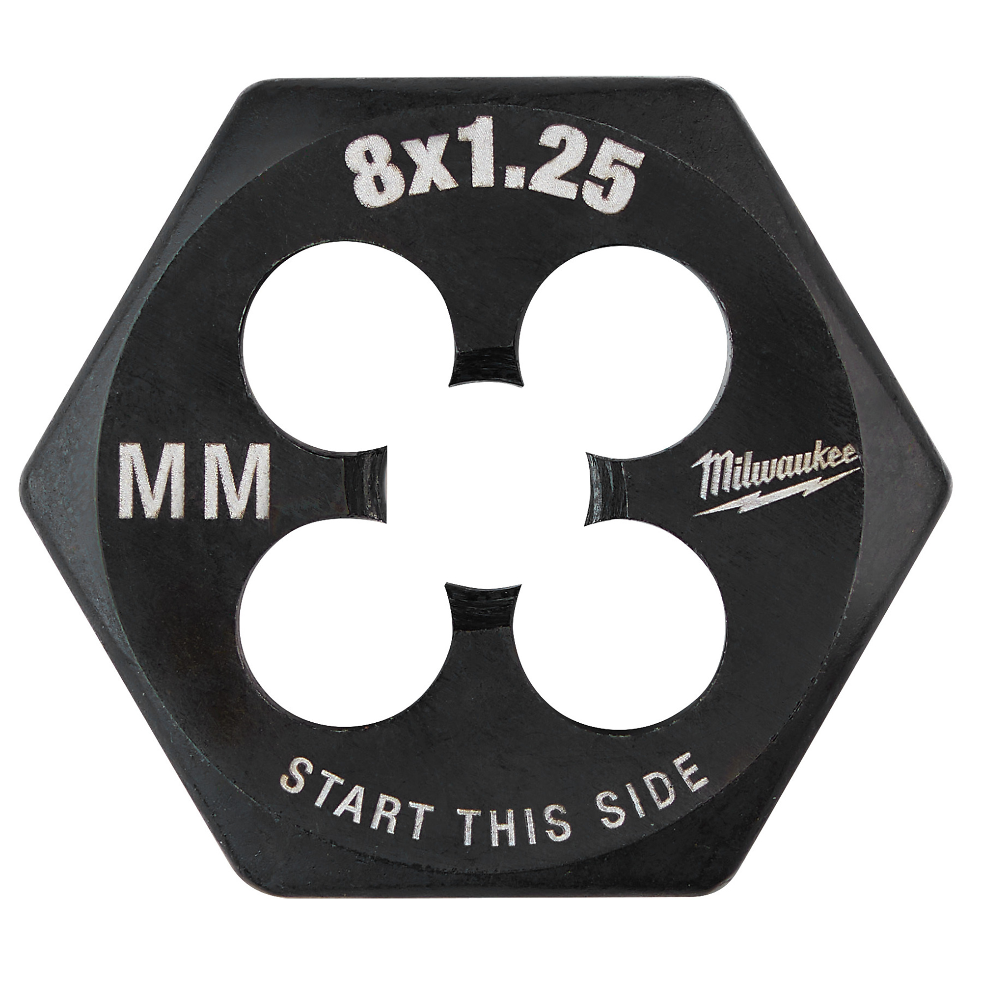 Milwaukee M8-1.25 mm 1-Inch Hex Threading Die, Model# 49-57-5343